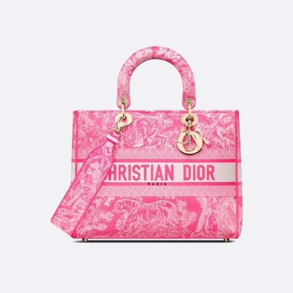 ✨디올 여성 핑크 레이디백 - Dior Womens Pink Lady Bag - di87x