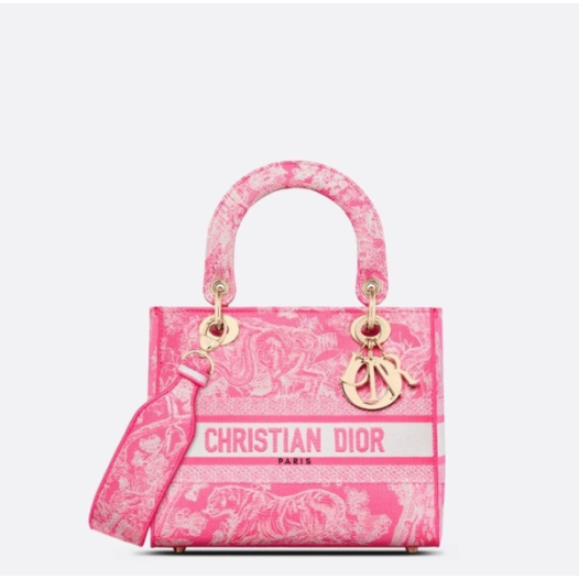 ❤디올 여성 핑크 레이디백 - Dior Womens Pink Lady Bag - di88x