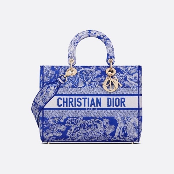 ✨디올 여성 블루 레이디백 - Dior Womens Blue Lady Bag - di89x