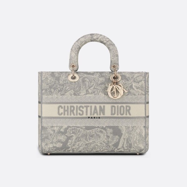 ✨디올 여성 그레이 레이디백 - Dior Womens Gray Lady Bag - di92x
