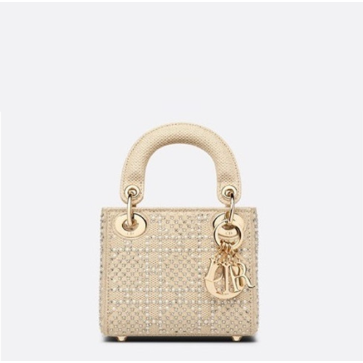 ❤디올 여성 미니 크림 레이디백 - Dior Womens Cream Lady Bag - di95x