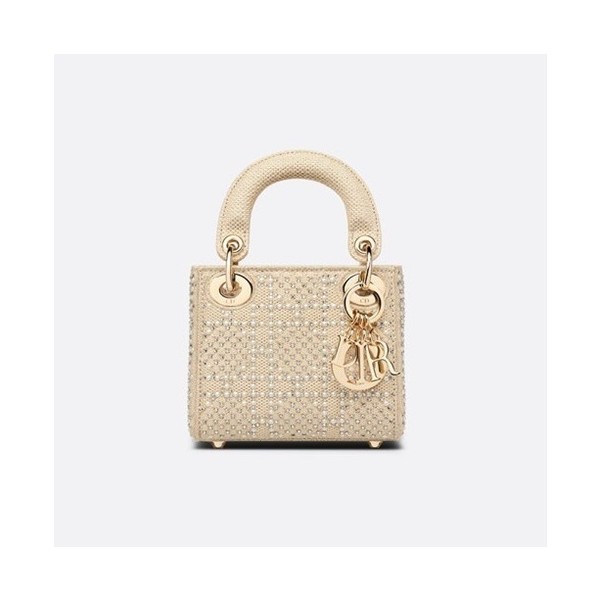 ✨디올 여성 미니 크림 레이디백 - Dior Womens Cream Lady Bag - di95x