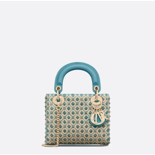 ❤디올 여성 블루 레이디백 - Dior Womens Blue Lady Bag - di97x