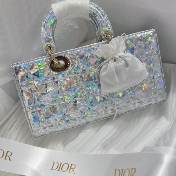 ✨디올 여성 실버 레이디백 - Dior Womens Silver Lady Bag - di101x