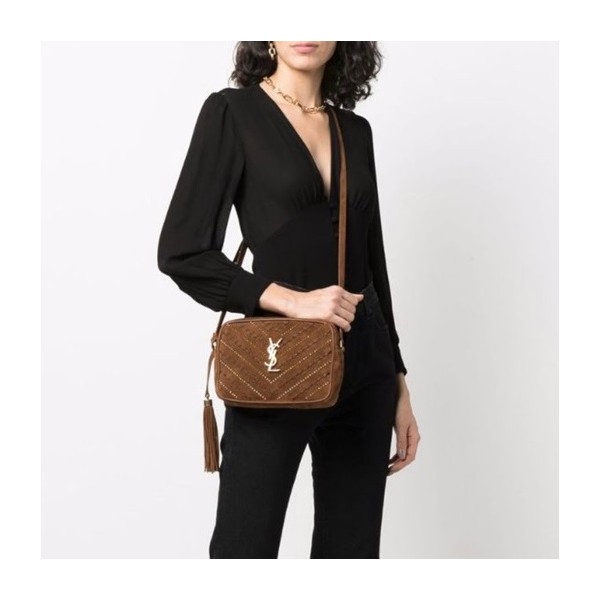 ✨입생로랑 여성 카멜 크로스백 - Saint Laurent Womens Camel Cross Bag - ysl322x