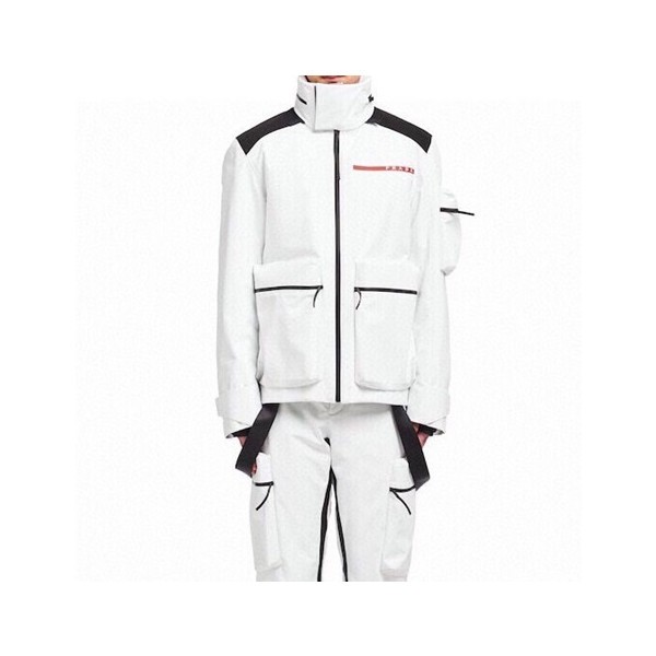 ✨프라다 남/녀 덕다운 화이트 자켓 - Prada Unisex White Jackets - pr44x