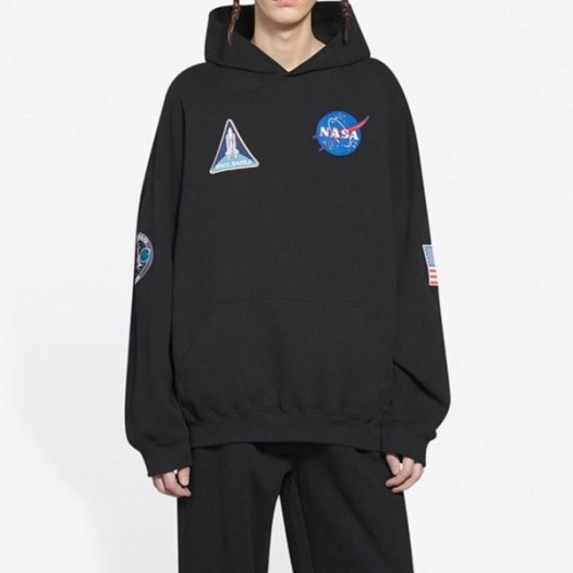 ❤발렌시아가 남/녀 블랙 후드티 - Balenciaga Unisex Black Hoodie - ba22x