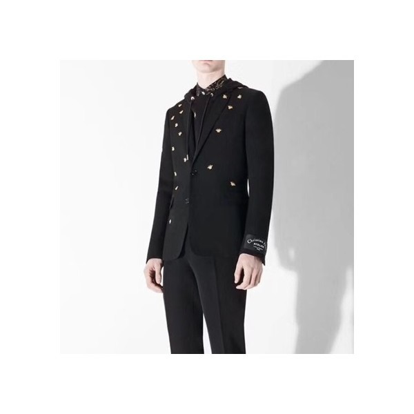 ✨디올 남성 블랙 슈트 자켓 - Dior Mens Black Suit Jackets - di129x