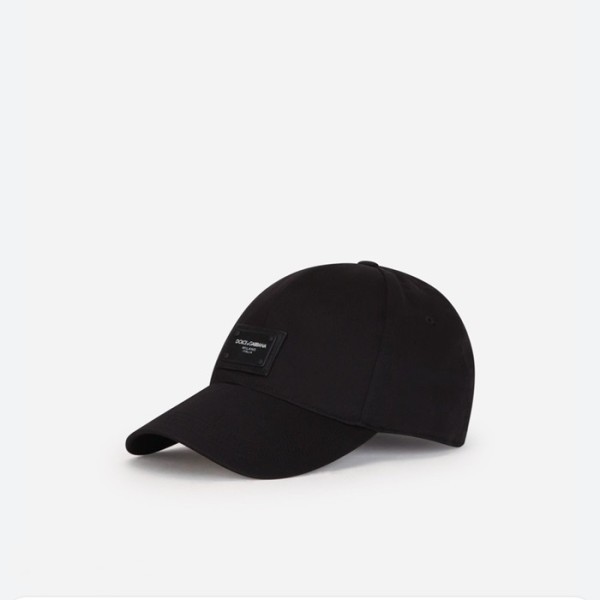 ✨돌체앤가바나 남/녀 블랙 캡 - Dolce&Gabbana Unisex Black Cap - dol381x