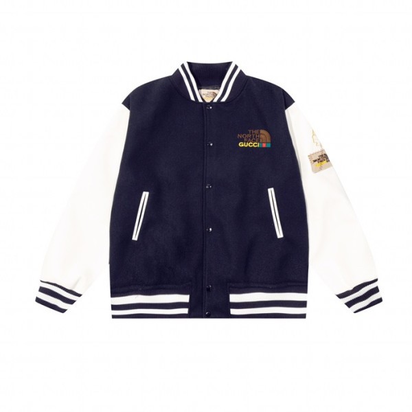 ✨구찌 남/녀 캐쥬얼 네이비 자켓 - Gucci Unisex Navy Jackets - gu112x