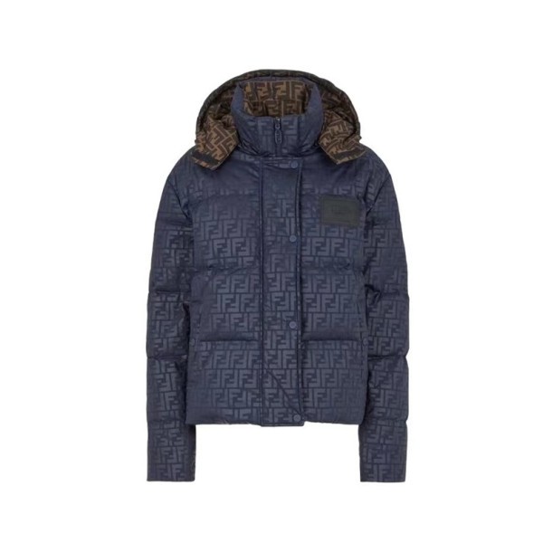 ✨펜디 여성 구스다운 네이비 패딩 - Fendi Womens Navy Padding - fe11x