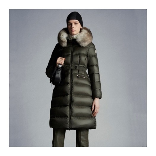 ❤몽클레어 여성 구스다운 카키 롱패딩 - Moncler Womens Khaki Padding - mo73x