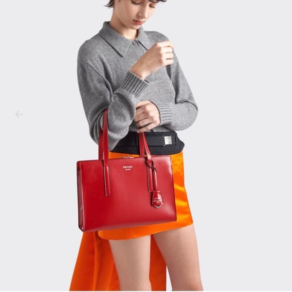 ✨프라다 여성 레드 토트백 - Prada Womens Red Tote Bag - pr75x