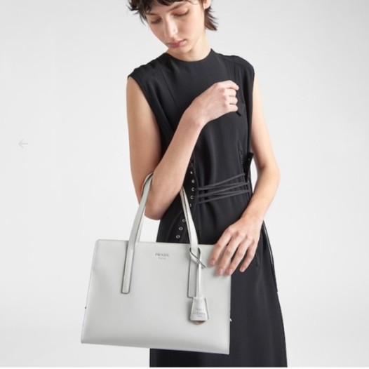 ❤프라다 여성 화이트 토트백 - Prada Womens White Tote Bag - pr79x