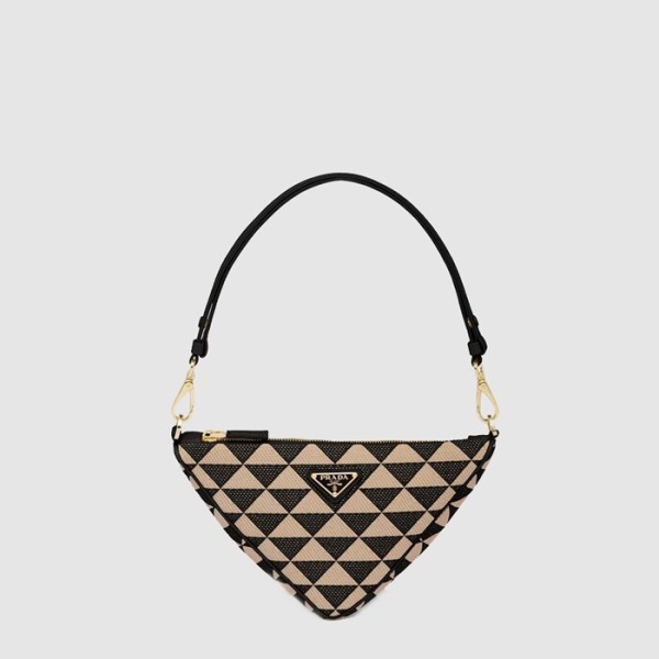 ✨프라다 여성 자수 패브릭 미니 백 1BC543 - Prada Womens Embroidered Fabric Mini Bag - pr96x