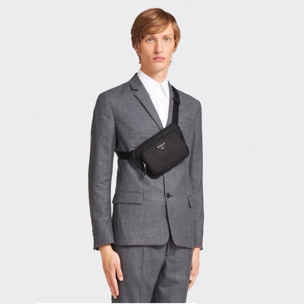 ✨프라다 남성 블랙 크로스백 - Prada Mens Black Cross Bag - pr114x