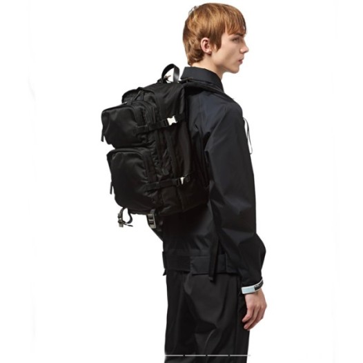 ★프라다 남성 블랙 리나일론 백팩 - Prada Mens Black Back Pack - pr155x