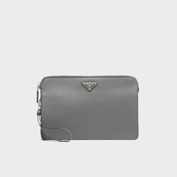 ✨프라다 남성 그레이 클러치백 - Prada Mens Gray Clutch Bag - pr257x