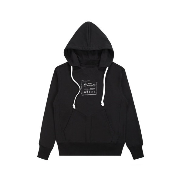 ✨메종마르지엘라 남성 블랙 후드티 - Maison margiela Mens Black Hoodie - mai117x