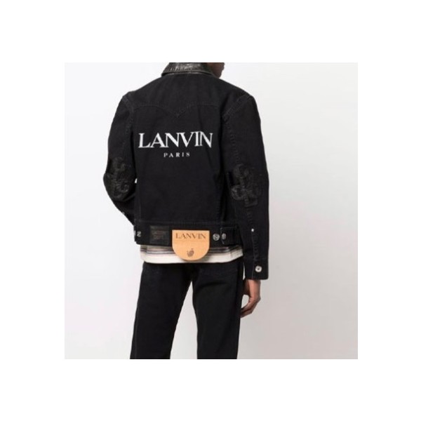 ✨랑방 남성 블랙 자켓 - LANVIN Mens Black Jackets - lan35x