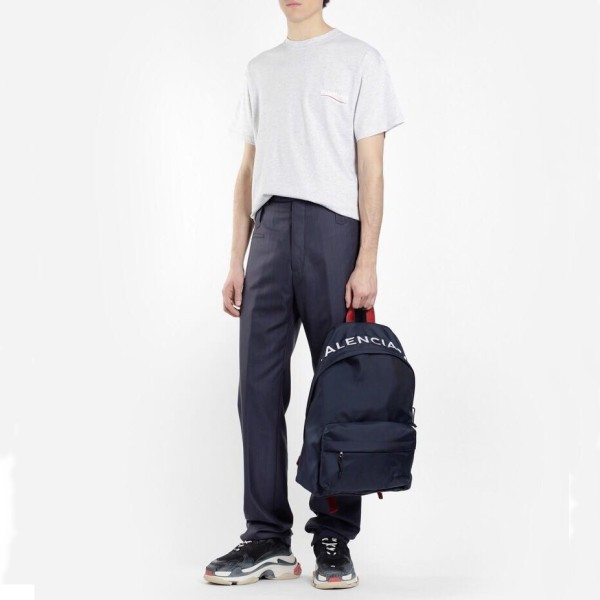 ✨발렌시아가 남성 네이비 백팩 - Balenciaga Mens Navy Back Pack - ba100x