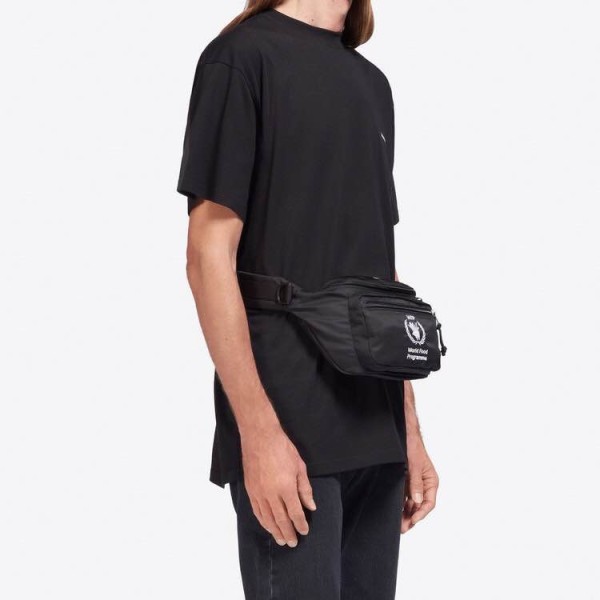 ✨발렌시아가 남성 블랙 힙색 - Balenciaga Mens Black Hip Sack - ba104x