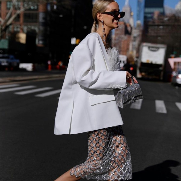 ✨발렌시아가 여성 실버 핸드백 - Balenciaga Womens Silver Hand Bag - ba108x