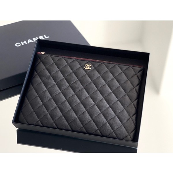 ✨샤넬 여성 클래식 블랙 클러치 - Chanel Womens Black Clutch - ch46x