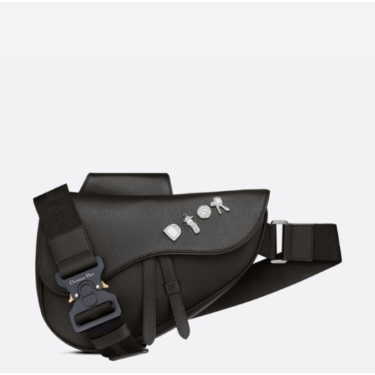 ❤디올 남성 블랙 새들백 - Dior Men Black Saddle Bag - di176x