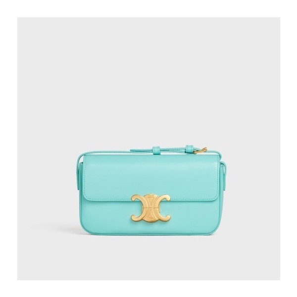 ✨셀린느 여성 그린 트럼펫 숄더백 - Celine Womens Green Triomphe Bag - ce56x