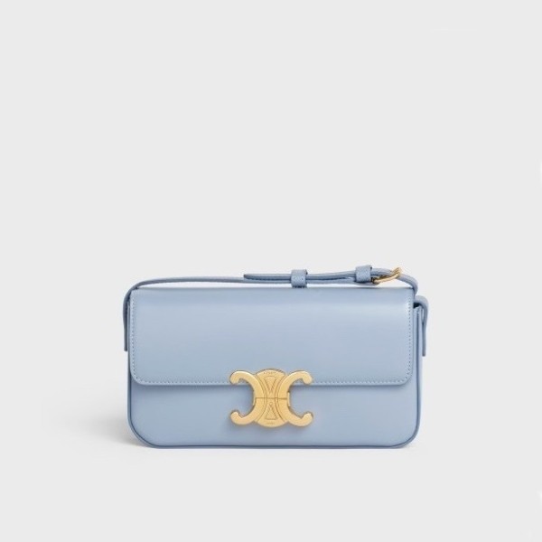 ✨셀린느 여성 블루 트럼펫 숄더백 - Celine Womens Blue Triomphe Bag - ce57x