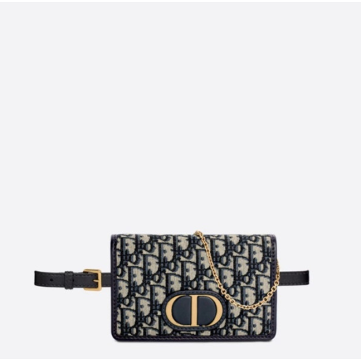 ❤디올 여성 오블리크 네이비 힙색 - Dior Womens Navy Hip Sack - di233x