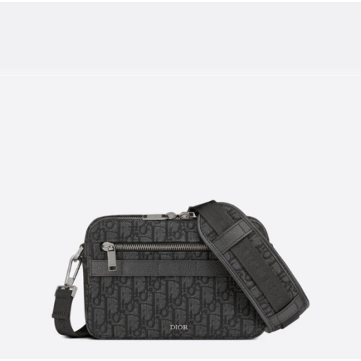 ❤디올 남성 블랙 오블리크 크로스백 - Dior Mens Black Cross Bag - di239x