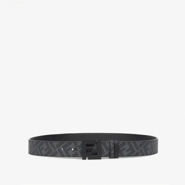 ✨펜디 남성 시그니처 블랙 그레이 벨트 - Fendi Mens Black Belts - fe50x