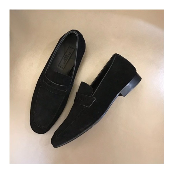 ✨에르메네질도 제냐 남성 블랙 로퍼 - Ermenegildo Zegna Mens Black Loafer - ze58x
