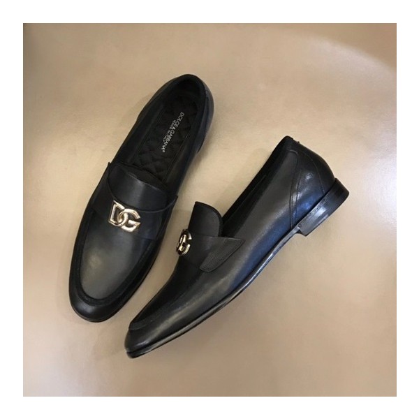 ✨돌체앤가바나 남성 블랙 로퍼 - Dolce&Gabbana Mens Black Loafer - dol411x