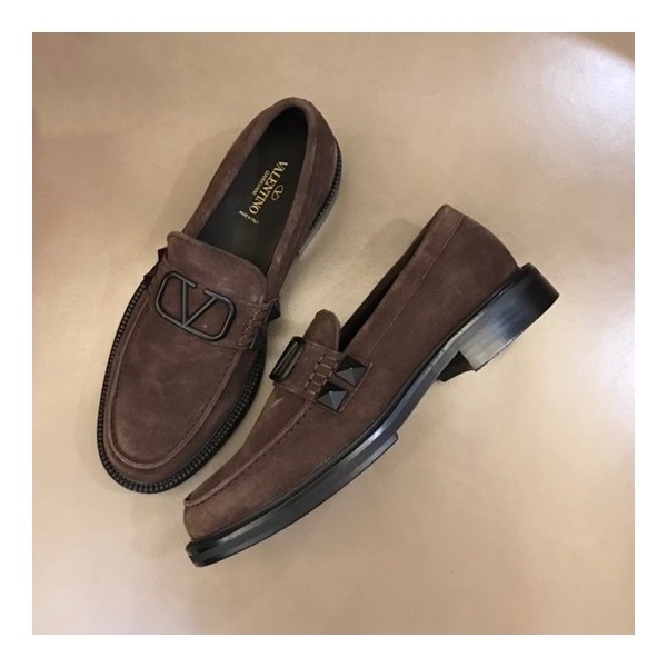 ✨발렌티노 남성 브라운 로퍼 - Valentino Mens Brown Loafer - val405x