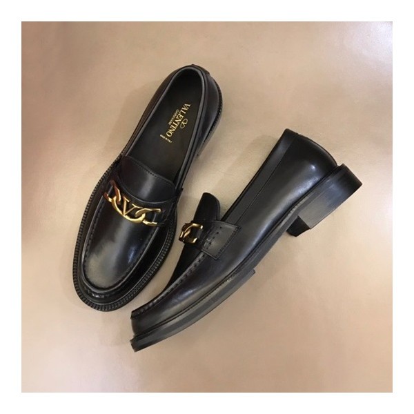 ✨발렌티노 남성 블랙 로퍼 - Valentino Mens Black Loafer - val406x