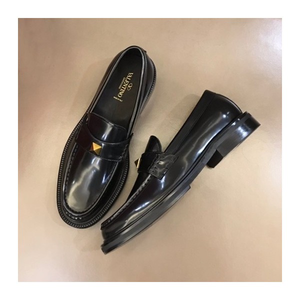 ✨발렌티노 남성 블랙 로퍼 - Valentino Mens Black Loafer - val407x