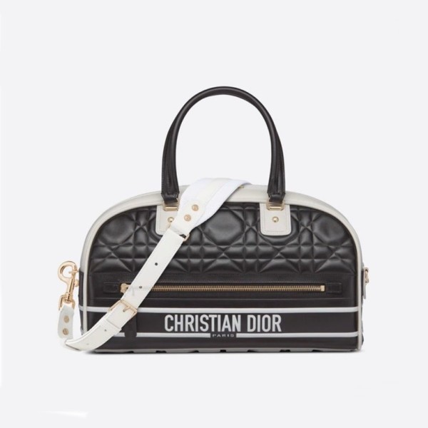 ✨디올 여성 블랙 볼링백 - Dior Womens Black Bowling Bag - di319x