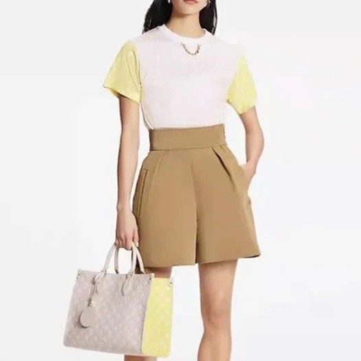 ★루이비통 여성 온더고 MM M46128 - Louis vuitton Womens Cream On the go - lv552x
