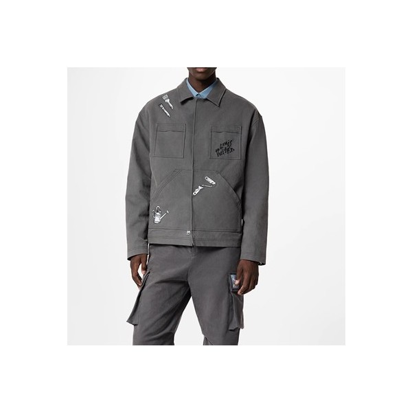 ✨루이비통 남성 그레이 자켓 - Louis vuitton Mens Gray Jackets - lv571x