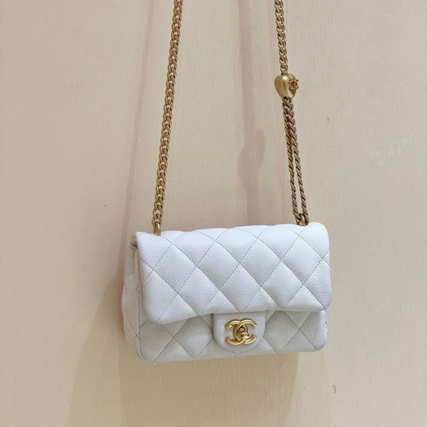✨샤넬 여성 화이트 체인백 - Chanel Womens White Cross Bag - ch73x