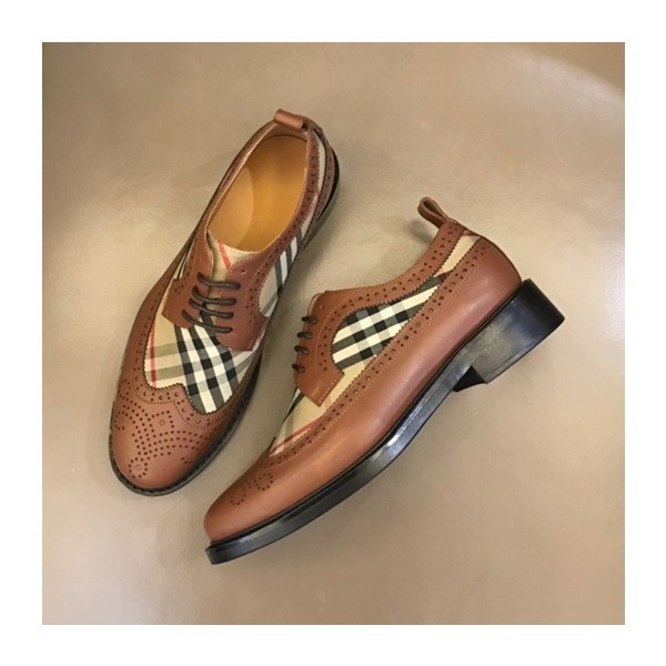 ✨버버리 남성 시그니처 카멜 로퍼 - Burberry Mens Camel Loafer - bu118x