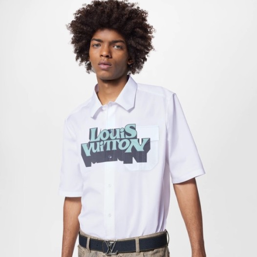 ❤루이비통 남성 화이트 반팔 셔츠 - Louis vuitton Mens White Tshirts - lv664x