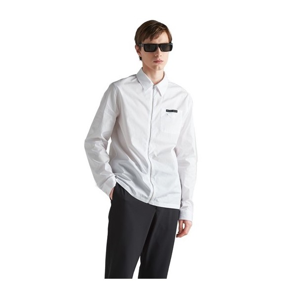 ✨프라다 남성 모던 화이트 셔츠 - Prada Mens White Tshirts - pr358x