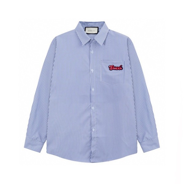 ✨구찌 남성 트렌디 블루 셔츠 - Gucci Mens Blue Tshirts - gu356x