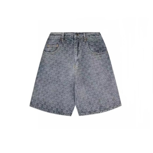 ❤구찌 남성 캐쥬얼 블루 반바지 - Gucci Mens Blue Half-pants - gu360x