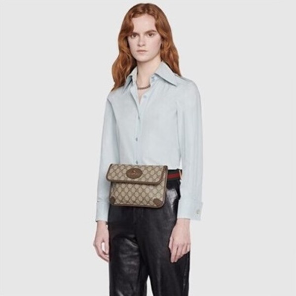 ✨구찌 여성 브라운 GG Supreme 힙색 - Gucci Womens Brown Hip-sack - gu429x