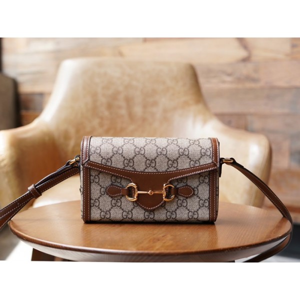 ✨구찌 여성 브라운 미니 홀스빗 폰백 - Gucci Womens Brown Mini Bag - gu519x